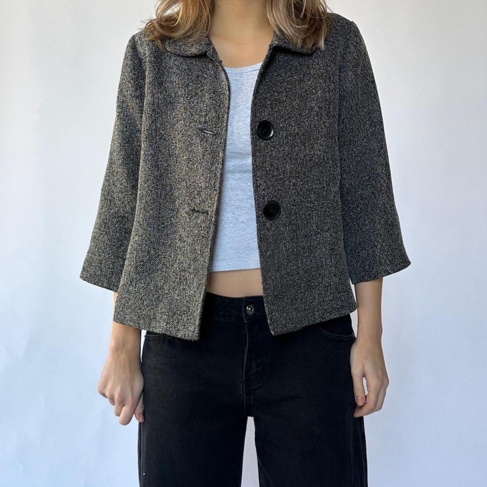 Vintage Jacket Boxy Medium Notations - image 2